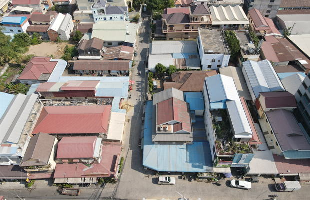 Corner Land for sale at 750,000$ Behind Stung Meanchey Thmey Market